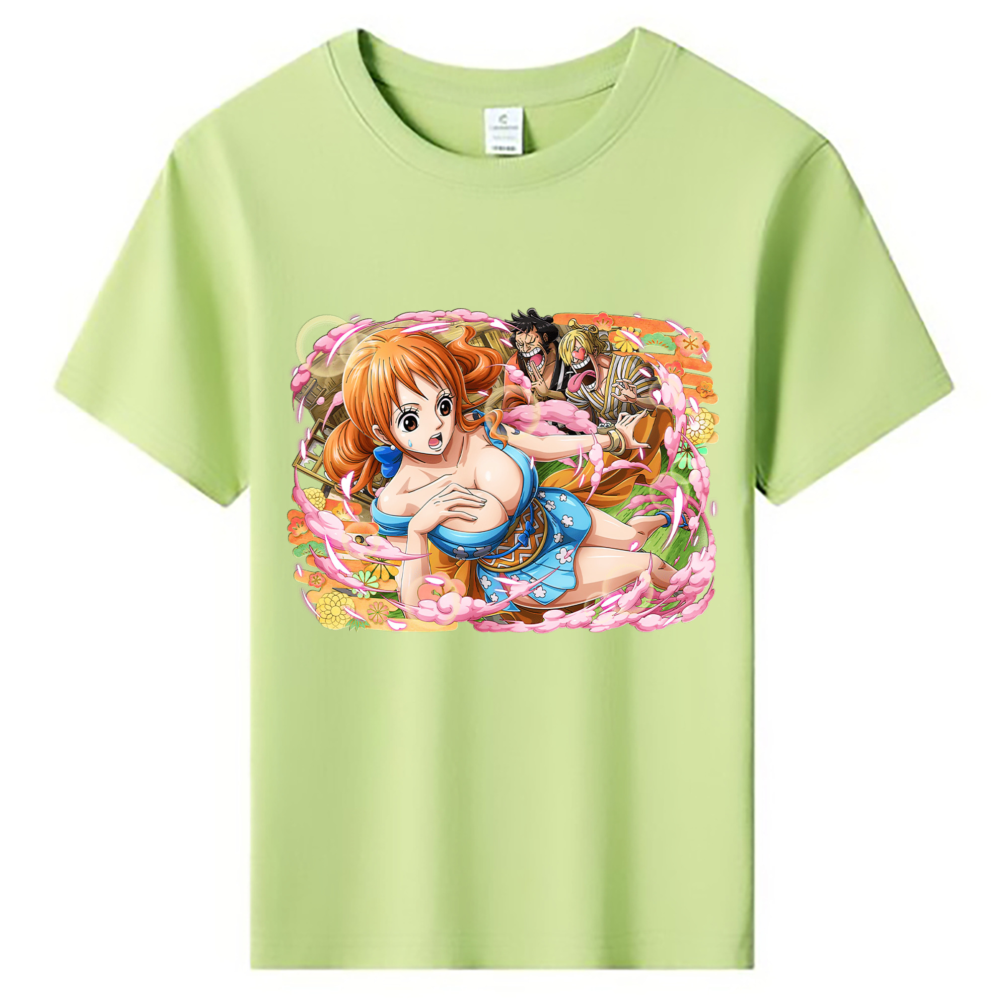 ワンピース ナミ ONE PIECE Nami 綿100％キッズTシャツ（フロントプリント）